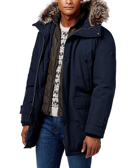 michael kors mens hooded bib snorkel parka|Michael Kors Michael Kors Men's Big & Tall Hooded .